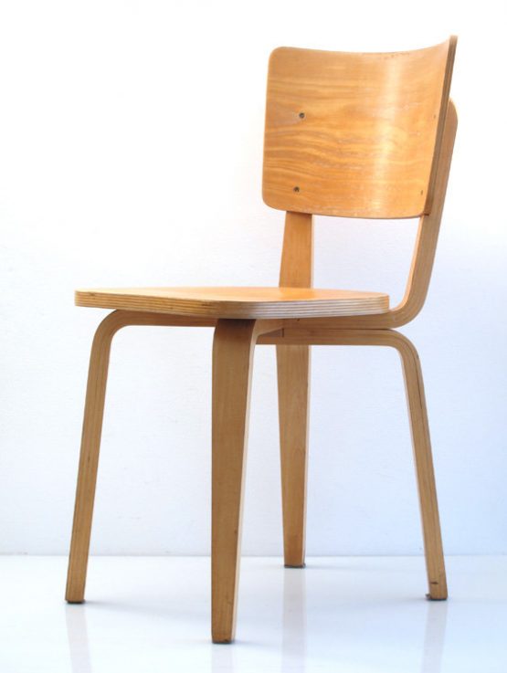 2 Cor Alons retro fifties vintage plywood chairs