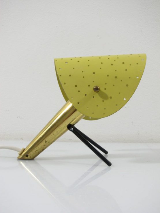 Ernest Igl vintage metal design table or wall lamp