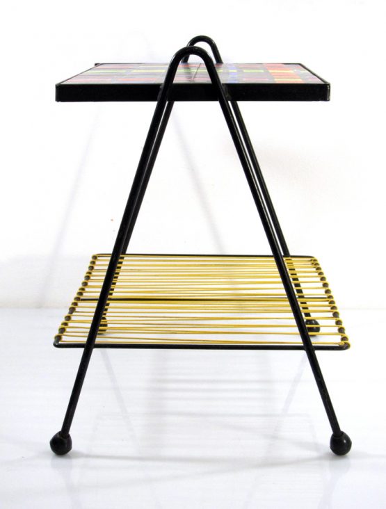 Fifties artist tiled coffee table