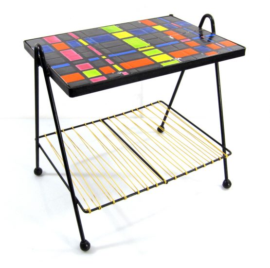 Fifties artist tiled coffee table