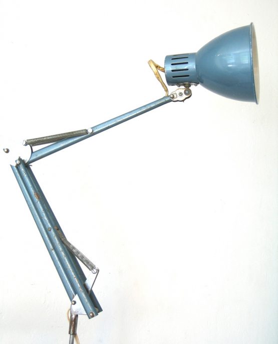 Metalic blue 60s retro task light
