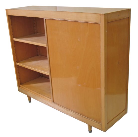 Fifities retro bookcase with two sides