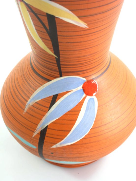 Fifties ceramic vase with vintage design