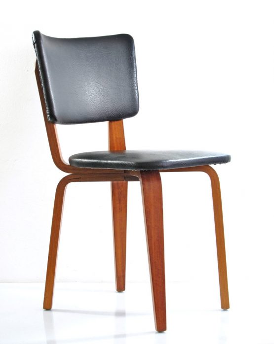 2 Cor Alons retro mid century plywood dining chairs