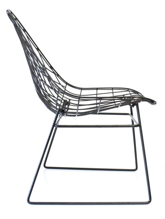 Cees Braakman metal wire sixties lounge chair