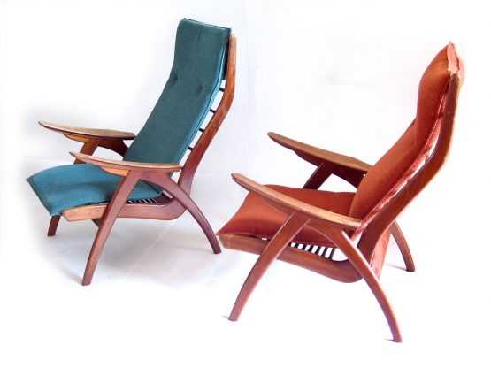 Danish chairs organic fifties relax chairs