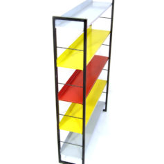 Tomado vintage metal wall unit 1950s dutch design by D. Dekker