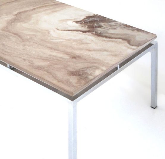 marble coffee table stiemsma 1960s kjaerholm mies rohe marcel breuer midcentury design vintage