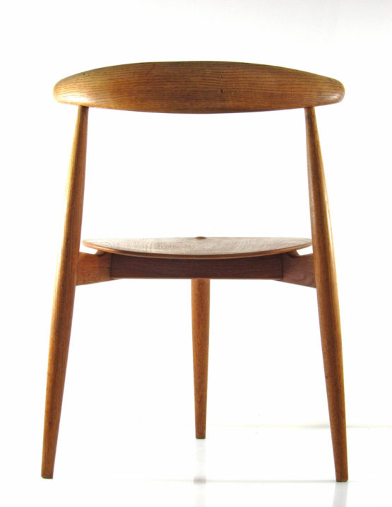 Hans Wegner FH 4103 Heart stoel - jaren vijftig, vintage, eames, grete jalk, arne jacobsen, tapiovaara, friso kramer, finn juhl, alvar aalto