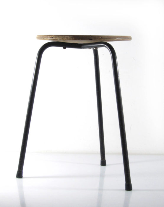 Vintage fifties sturdy studio stool