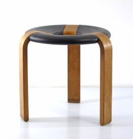 Rud Thygesen - Magnus Olesen vintage plywood stool - scandinavian, danish, eames, poul cadovius, charlotte perriand, braakman, jean prouve