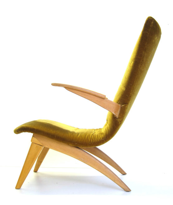 van Os arm chair design fauteuil fifties vintage