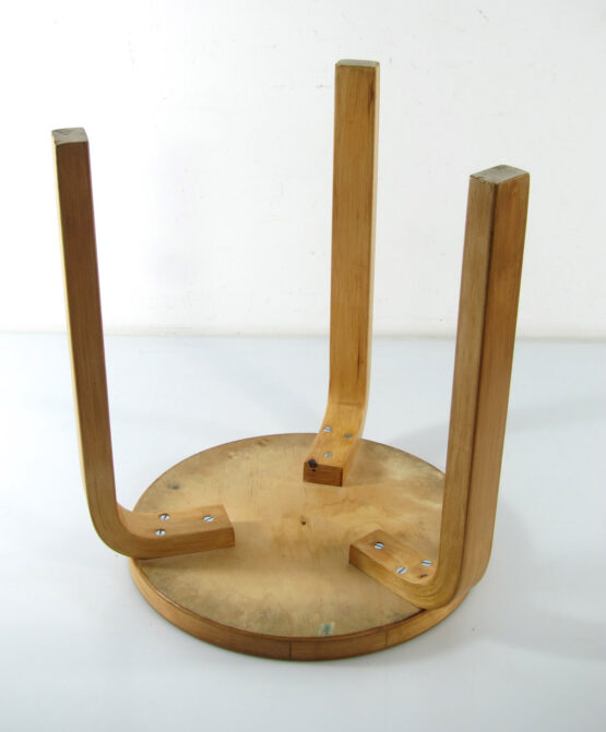 Alvar Aalto - Artek vintage plywood stool - scandinavian, olesen, danish, eames, poul cadovius, charlotte perriand, braakman, jean prouve