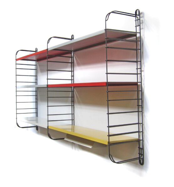 Tomado fifties original wall shelf unit with lamp