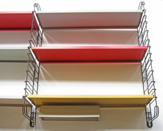 Tomado fifties original wall shelf unit with lamp - Image 6