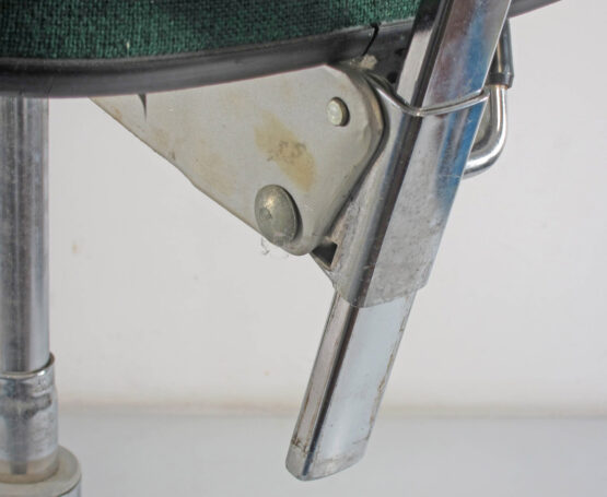 Green vintage scandinavian desk chair – mid century modern, adjustable and comfortable - Image 7