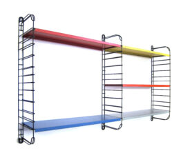 Original Tomado Fifties Metal Wall Shelf Unit