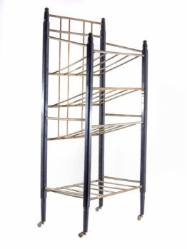 Antique Ernst Rockhausen tall handy magazine holder Art Nouveau