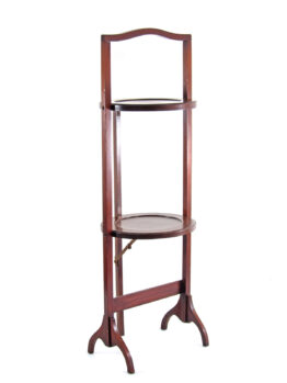 Mahogany Vintage Jugendstil Antique High Tea Cake Stand 19th Century